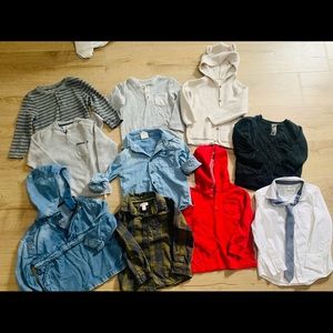 Boys 4T fall/winter tops and sweaters